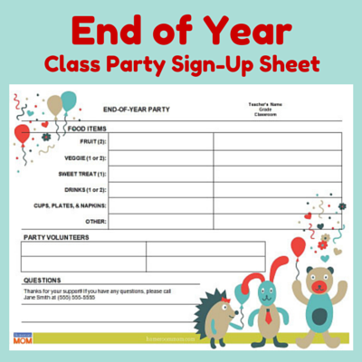Party Sign Up Sheet Template from www.ptotoday.com