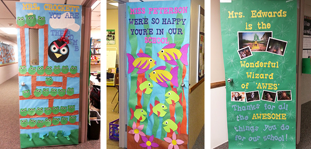 Teacher appreciation door decorating ideas - group 1