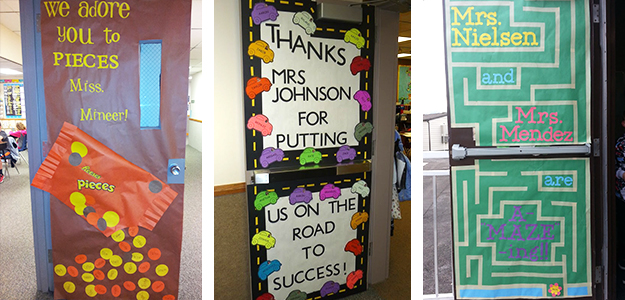 Teacher appreciation door decorating ideas - group 3