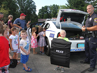 Low-cost student fundraising incentives: ride in a police cruiser