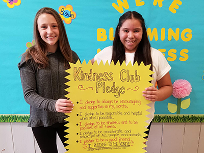 Kindness club at school