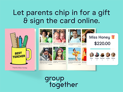 GroupTogether online card - teacher appreciation idea