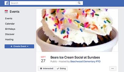 Use Facebook Events To Promote Your School Fundraiser