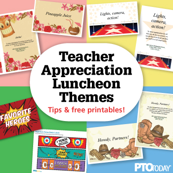 Teacher Appreciation Luncheon Ideas