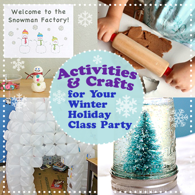 Winter Party Favors: DIY Snow Dough - Inspired by Family