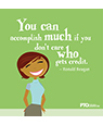 "You can accomplish much..."