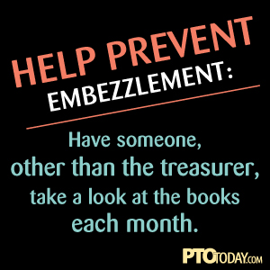 Help Prevent Embezzlement 