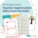 Teacher Appreciation Gifts From Students Printable Pack