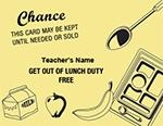 Lunch Duty Coupons for Teachers