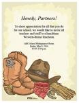 Western-Theme Flyer for Teacher Appreciation