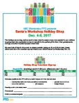 Holiday Shop Event Flyer: Santa's Workshop