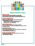 Holiday Shop Sample Timeline: Santa's Workshop