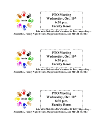 PTO Meeting Reminder - Join Us