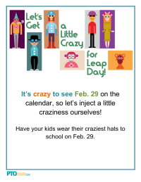Crazy Day Flyer for Leap Day