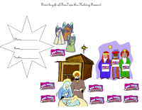 Nativity scene collection sheet 10 spaces