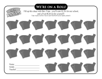 Fruit Roll Up Collection Sheet