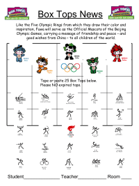 Summer Olympics 25 Count Collection Sheet