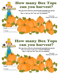 How many Box Tops can you harvest