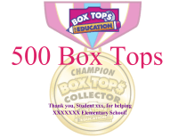 Champion BoxTops Collector Certificate-editable