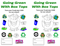 Going Green with Box Tops! 