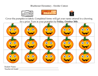 Pumpkin Form for October