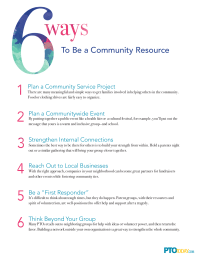 6 Ways To Be a Community Resource