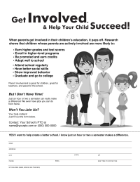 PTO Today: Get Involved Flyer (black and white)