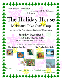 Holiday House Make & Take Craft Shop