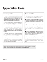 PTO Today: Sample Appreciation Ideas