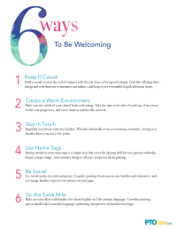 6 Ways To Be Welcoming