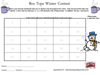 Box Tops Hot Chocolate Pajama Party - 25 count sheet