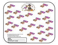 Thanksgiving Collection Sheet to Gobble up Box Tops