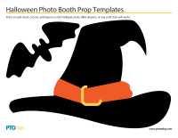 Halloween Photo Booth Prop Templates