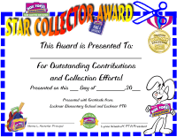 Star Collector Award- PDF