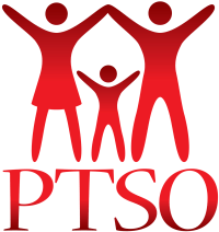 PTSO Logo (red, vertical)