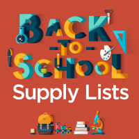 Back to School Supply List Facebook Graphic