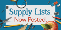 Supply Lists Now Posted Twitter Graphic