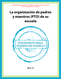 Parent Involvement Passport (Spanish)