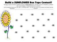 Build a Sunflower Competition
