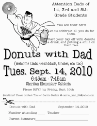 Donuts w/Dad