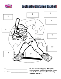 BoxTopsForEducation Baseball  (10 ct)
