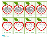 Back-to-School Apple Gift Tags for Teachers