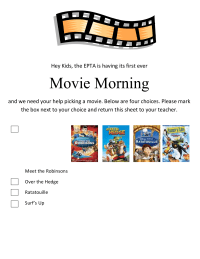 Movie Morning 2008 Vote