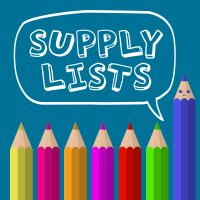School Supply List Facebook Graphic