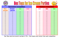 Box Tops Hall Tracking Chart - PDF