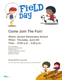 PTO Today: Field Day Poster