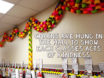 Acts of kindness paper chain