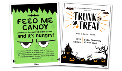 Trunk or treat giveaway from Oriental Trading Company