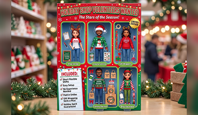 Need holiday shop volunteers? Try this AI prompt
