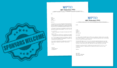 Sponsor Request Letter & Event Donation Request Letter Templates for PTOs